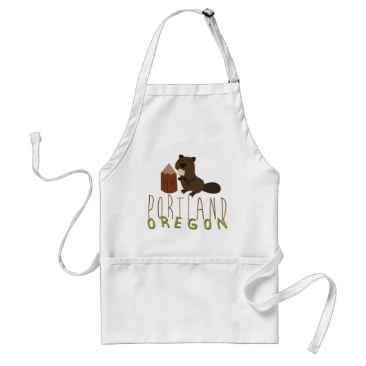 Portland Oregon Standaard Schort (Voorkant)
