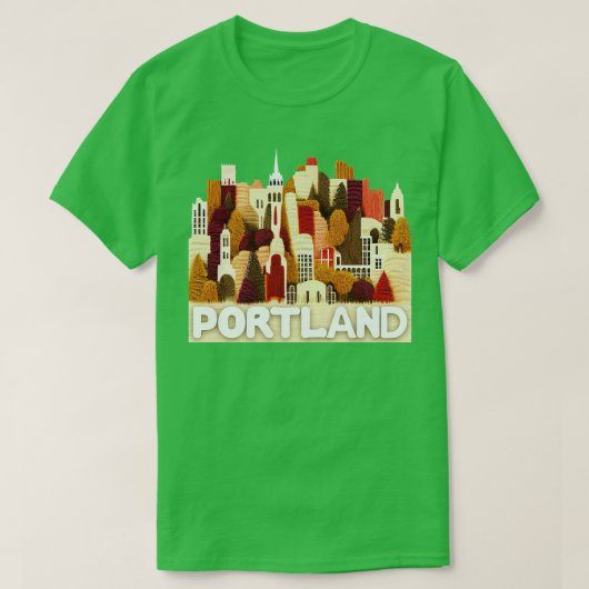 Portland Oregon T-shirt (Design voorkant)