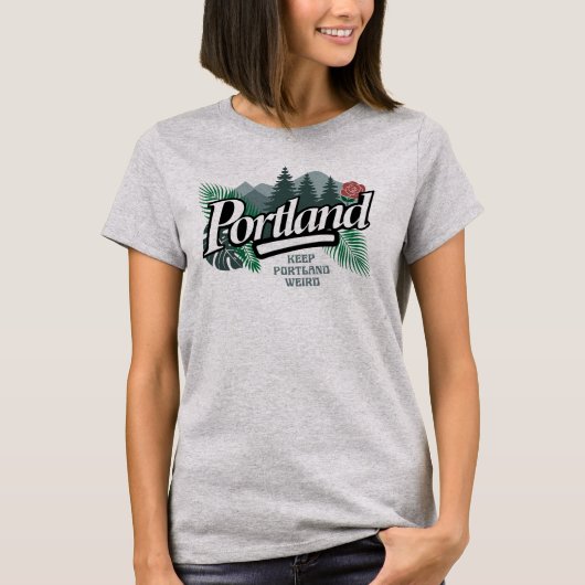 Portland Oregon T-shirt (Voorkant)