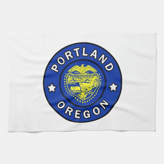 Portland Oregon Theedoek (Horizontaal)