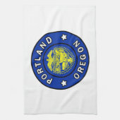 Portland Oregon Theedoek (Verticaal)