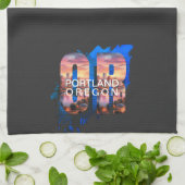 Portland Oregon Theedoek (Gevouwen)