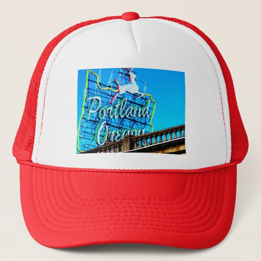 PORTLAND, OREGON Trucker Hat Pet (Voorkant)