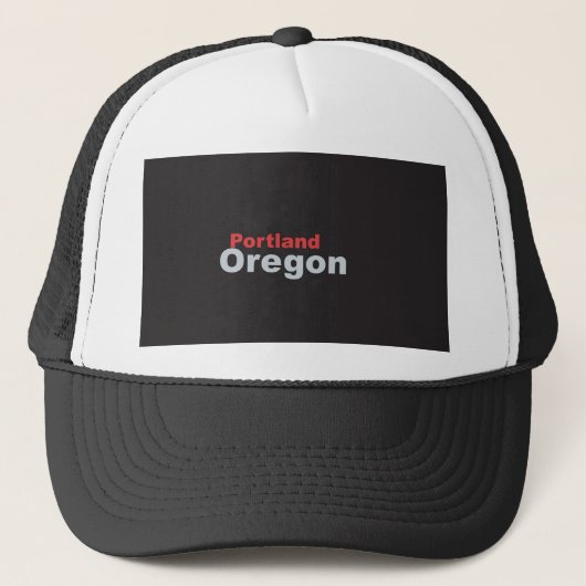 Portland, Oregon Trucker Hat Trucker Pet (Voorkant)