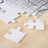 Portland Oregon USA Travel City Map Legpuzzel (Zijkant)