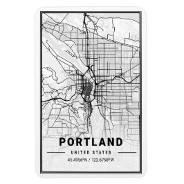Portland Oregon USA Travel City Map Magneet