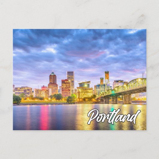 Portland, Oregon, Verenigde Staten Briefkaart (Voorkant)