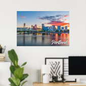 Portland, Oregon, Verenigde Staten Poster (Thuiskantoor)
