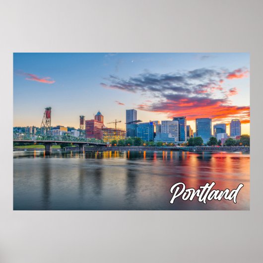 Portland, Oregon, Verenigde Staten Poster (Voorkant)