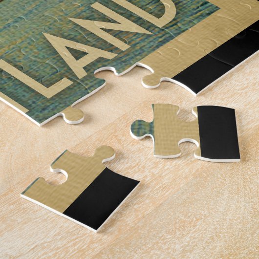 Portland Oregon Vintage Legpuzzel (Zijkant)