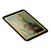Portland Oregon Vintage Magneet (Rechterzijde)
