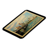 Portland Oregon Vintage Magneet (Linkerzijde)