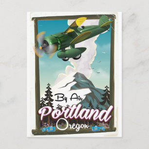 Portland, Oregon vintage-poster Briefkaart