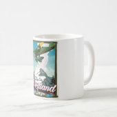 Portland, Oregon vintage-poster Koffiemok (Voorkant rechts)