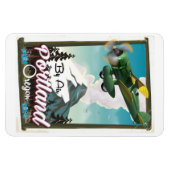 Portland, Oregon vintage-poster Magneet (Horizontaal)