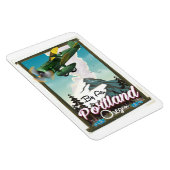 Portland, Oregon vintage reisposter Magneet (Rechterzijde)