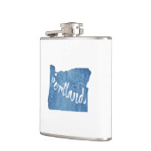 Portland, Oregon Wood Grain Heupfles (Links)