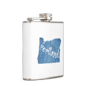 Portland, Oregon Wood Grain Heupfles (Rechts)