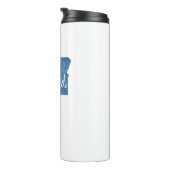 Portland, Oregon Wood Grain Thermosbeker (Geroteerd rechts)