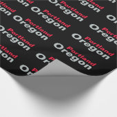 Portland, Oregon Wrapping Paper Cadeaupapier (Hoek)
