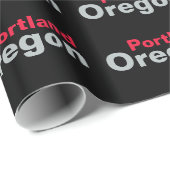 Portland, Oregon Wrapping Paper Cadeaupapier (Rol Hoek)