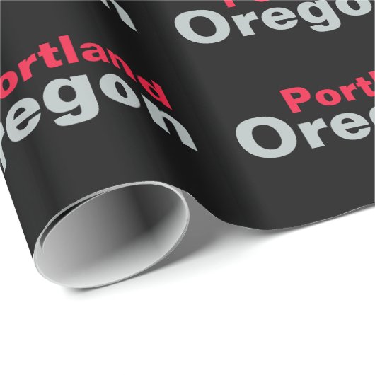 Portland, Oregon Wrapping Paper Cadeaupapier (Rol Hoek)