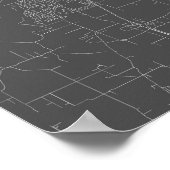 Portland, Oregon (zwart wit) Poster (Hoek)