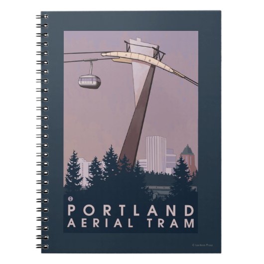 Portland, Oregon Zweeftram Scene Notitieboek (Voorkant)