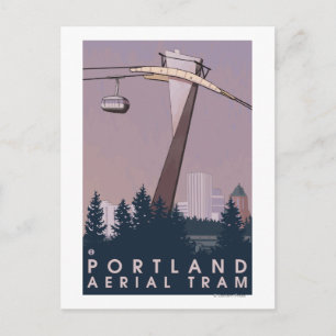 Portland, OregonAerial Tram Scene Briefkaart