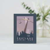 Portland, OregonAerial Tram Scene Briefkaart (Staand voorkant)