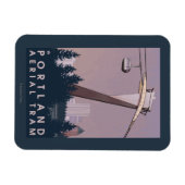 Portland, OregonAerial Tram Scene Magneet (Horizontaal)