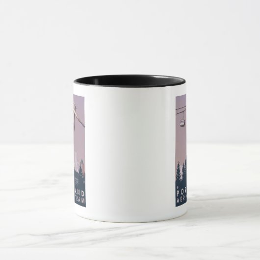 Portland, OregonAerial Tram Scene Mok (Midden)