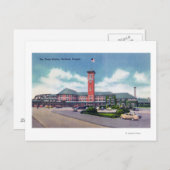 Portland, OregonBuiten Uitzicht van het EU-station Briefkaart (Voorkant / Achterkant)