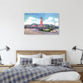 Portland, OregonBuiten Uitzicht van het EU-station Canvas Afdruk (Insitu (Slaapkamer))