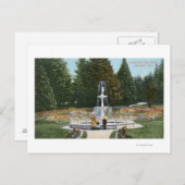 Portland, OregonCity Park Uitzicht Briefkaart (Voorkant / Achterkant)