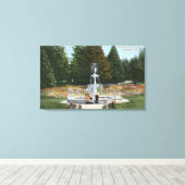 Portland, OregonCity Park Uitzicht Canvas Afdruk (Insitu (Houten vloer))