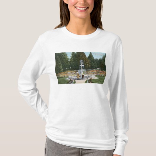 Portland, OregonCity Park Uitzicht T-shirt (Voorkant)