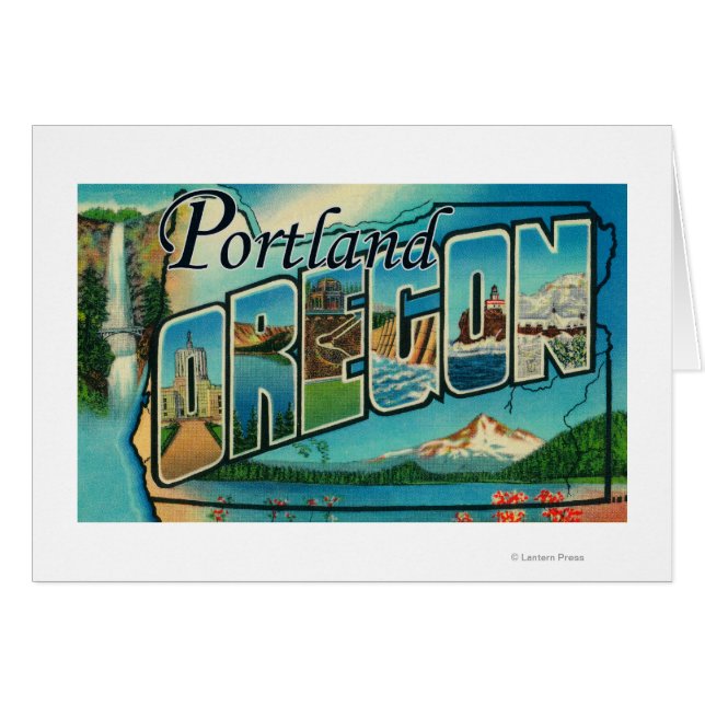 Portland, OregonLarge Letter Scenes 2 (Voorkant Horizontaal)