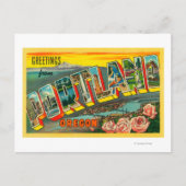 Portland, OregonLarge Letter Scenes Briefkaart (Voorkant)
