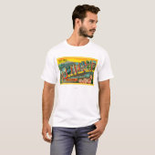 Portland, OregonLarge Letter Scenes T-shirt (Voorkant volledig)