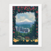 Portland, OregonRose Garden Scene Briefkaart (Voorkant)