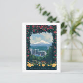 Portland, OregonRose Garden Scene Briefkaart (Staand voorkant)