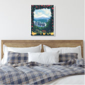 Portland, OregonRose Garden Scene Canvas Afdruk (Insitu (Slaapkamer))