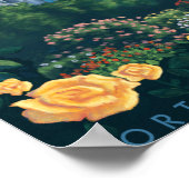 Portland, OregonRose Garden Scene Poster (Hoek)