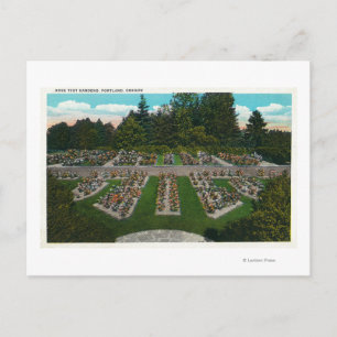 Portland, OregonView of the Roos Test Gardens Briefkaart