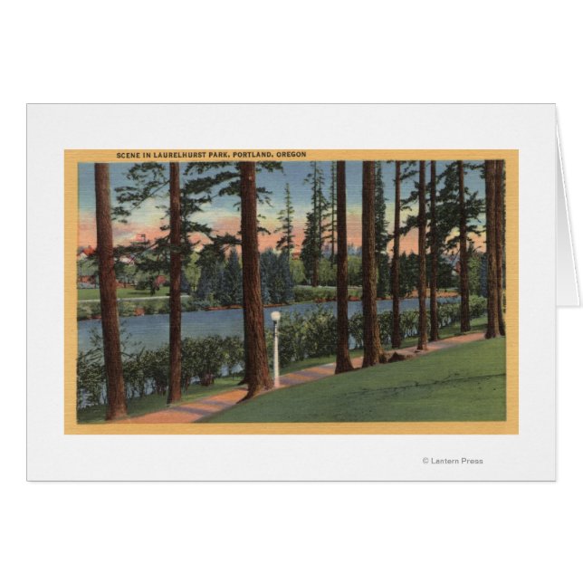 Portland, ORScene in Laurelhurst Park (Voorkant Horizontaal)