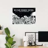 Portland Parade - een poster met straatventjes (Thuiskantoor)