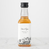 Portland Party Favor Welkom Gift Custom Likeurfles Etiket (Voorkant)