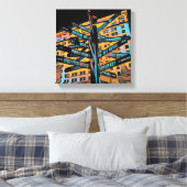 Portland Pioneer Square Canvas Afdruk (Insitu (Slaapkamer))