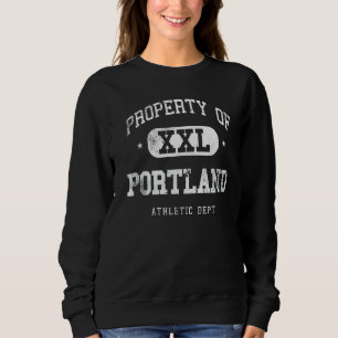 Portland Property XXL Sport College Atletisch Grap Trui